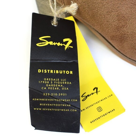 NWT SEVEN7 Vegan Suede Soho Ankle Booties Size 6 - Picture 7 of 12